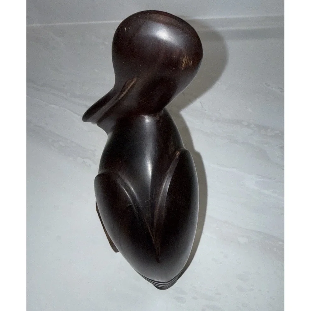 Vintage 1970's Hand Carved 9